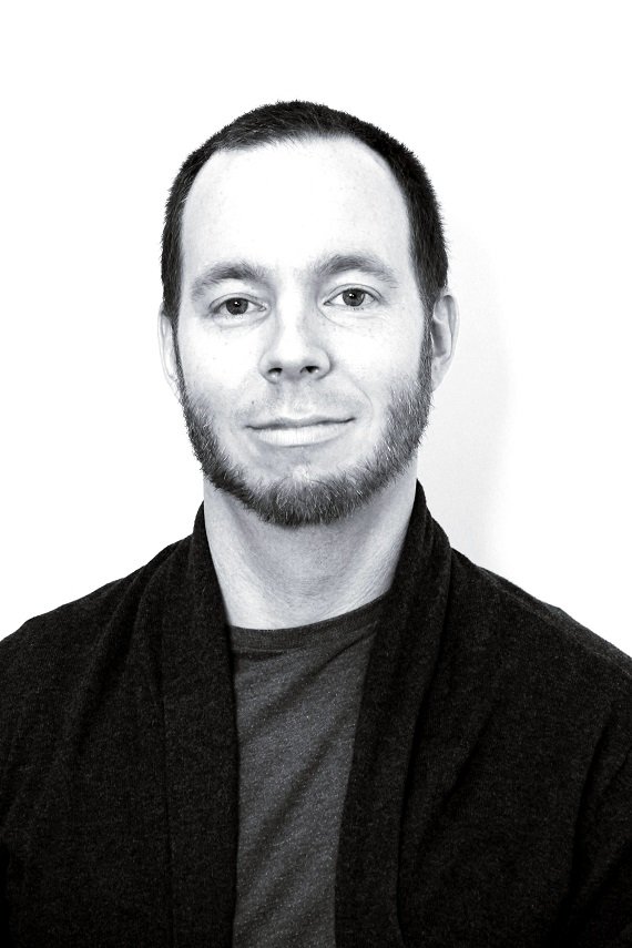 Michael, black and white portrait